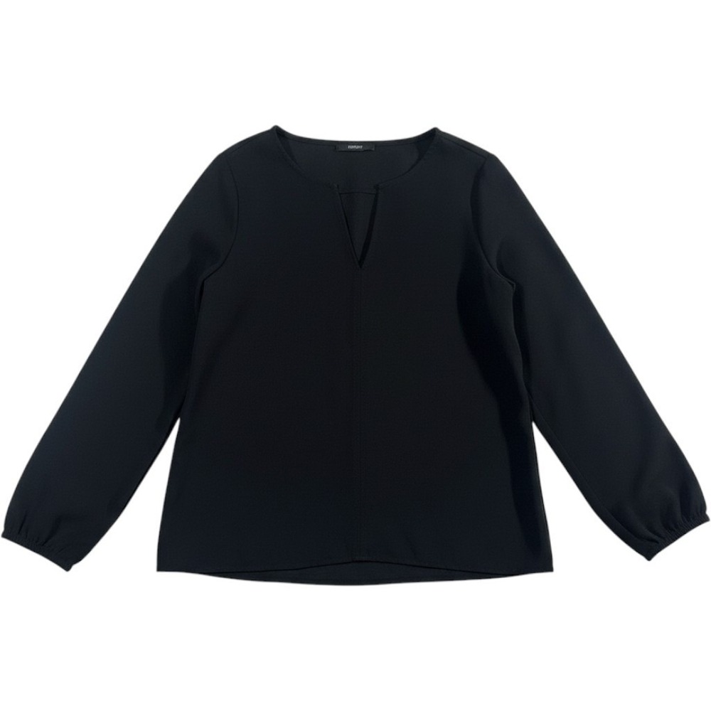 Forever 21 Casual Black Longsleeve Blouse Size Small Workwear